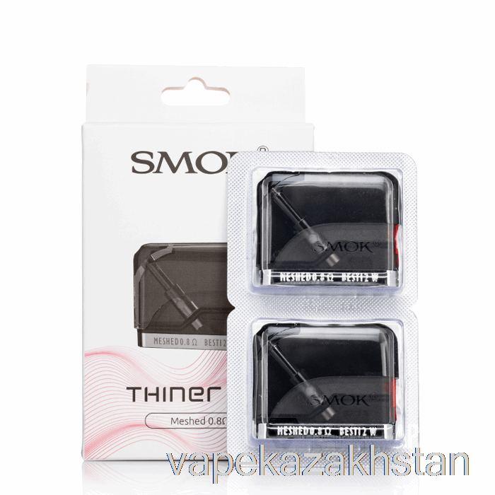 Vape Kazakhstan SMOK THINER Replacement Pods 0.8ohm MESHED Pods